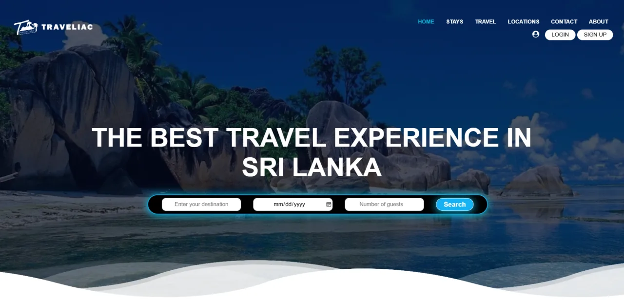 Traveliac - Full-Stack Development Project